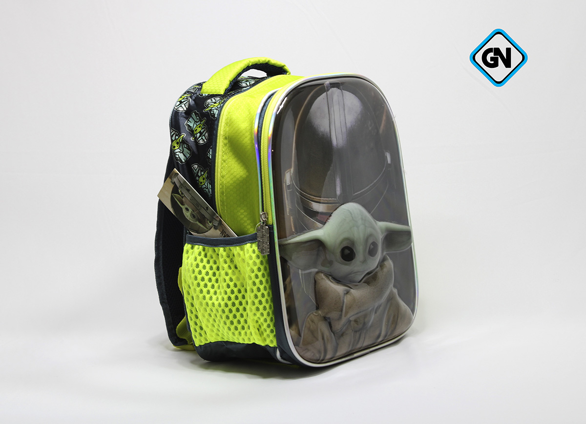 Mochila Estilo Grogu Kinder Ruz PANEL 3D HARDSHELL 